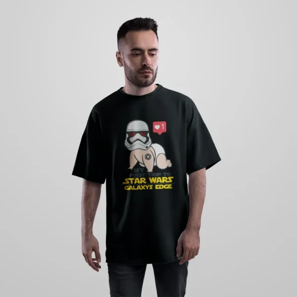 تیشرت اورسایز استار وارز طرح استورم‌تروپر کودک (Star Wars) کد 1468