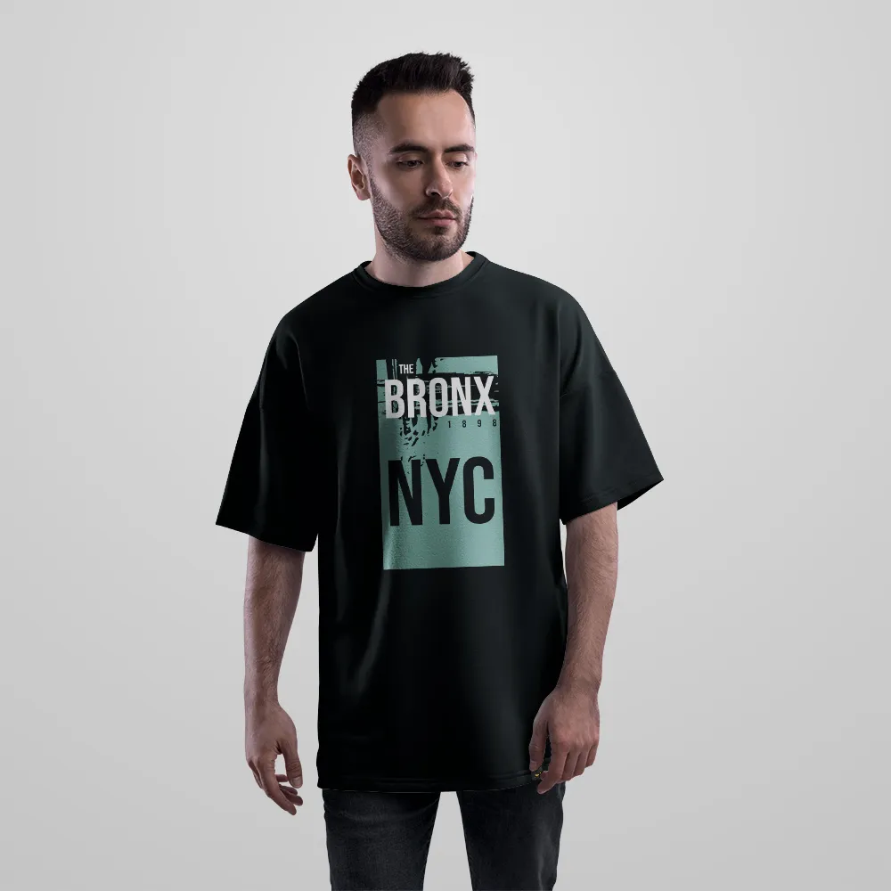 تیشرت اورسایز طرح The Bronx NYC کد 16057