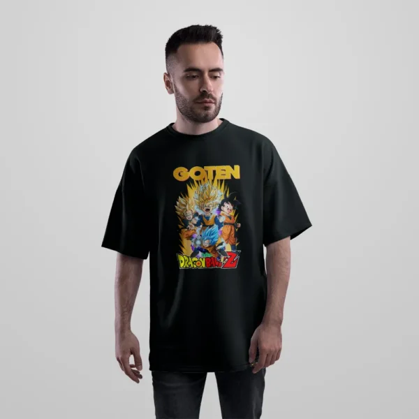 تیشرت اورسایز انیمه دراگون بال طرح گوتن (Goten - Dragon Ball Z) کد 19923