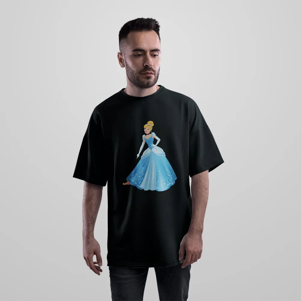 تیشرت اورسایز دیزنی طرح سیندرلا (Cinderella) کد 2727