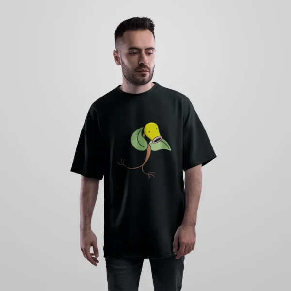 تیشرت اورسایز پوکمون طرح بل‌اسپروت (Bellsprout) کد 3621