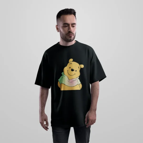 تیشرت اورسایز دیزنی طرح وینی پو (Winnie the Pooh) کد 3883