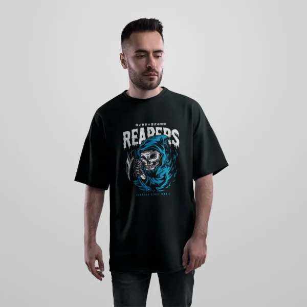 تیشرت اورسایز طرح Reapers جمجمه شبح کد 5176