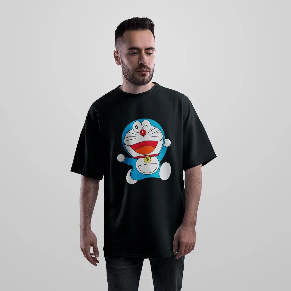 تیشرت اورسایز دورامون طرح کامل (Doraemon) کد 5226