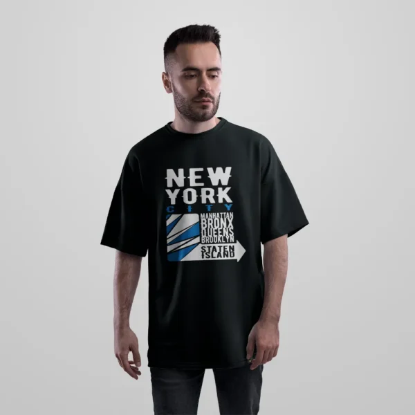 تیشرت اورسایز طرح New York City Boroughs کد 9394