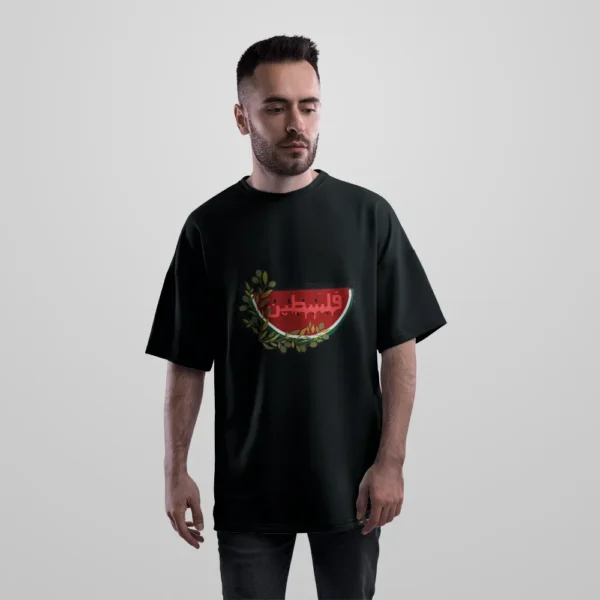 تیشرت اورسایز شب یلدا طرح هندوانه کد po1600
