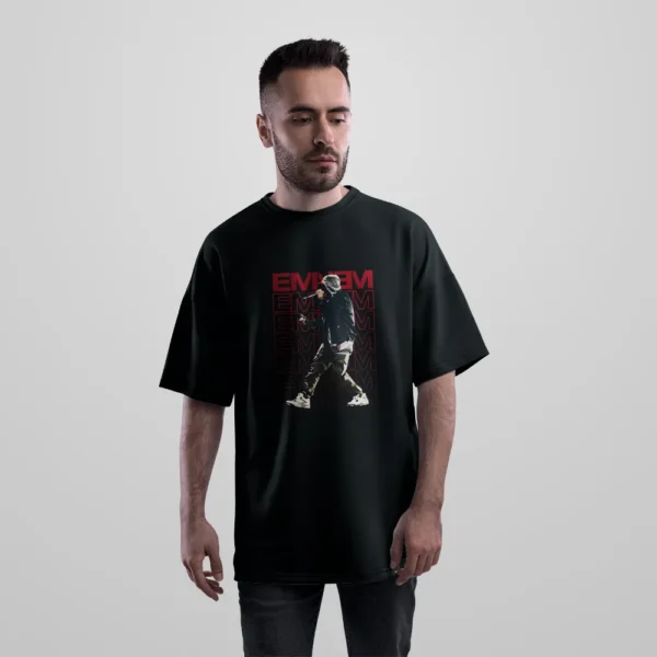 تیشرت اورسایز امینم طرح استریت‌ویر (Eminem) کد po4269