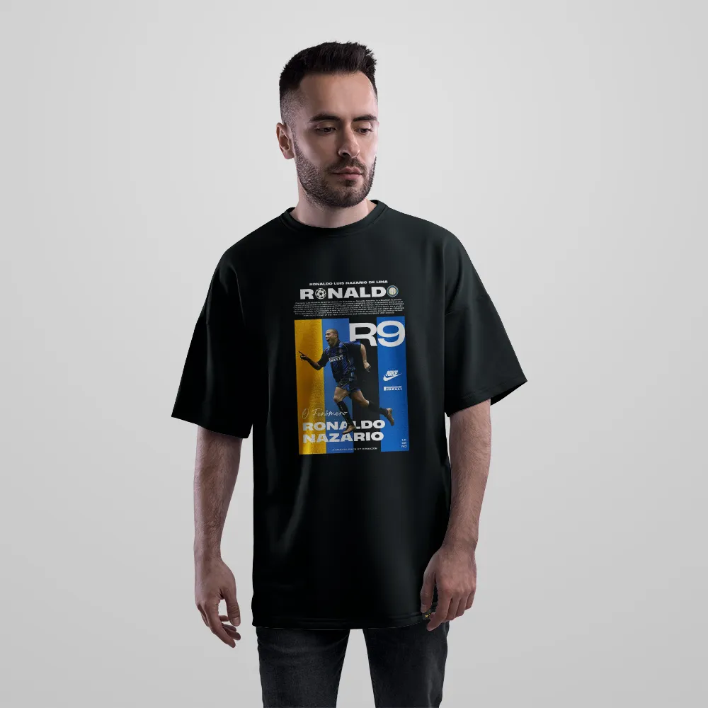 تیشرت اورسایز رونالدو نازاریو طرح R9 کد po4752