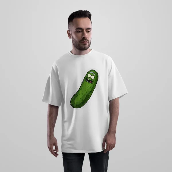 تیشرت اورسایز ریک و مورتی طرح پیکل ریک (Pickle Rick) کد po5799