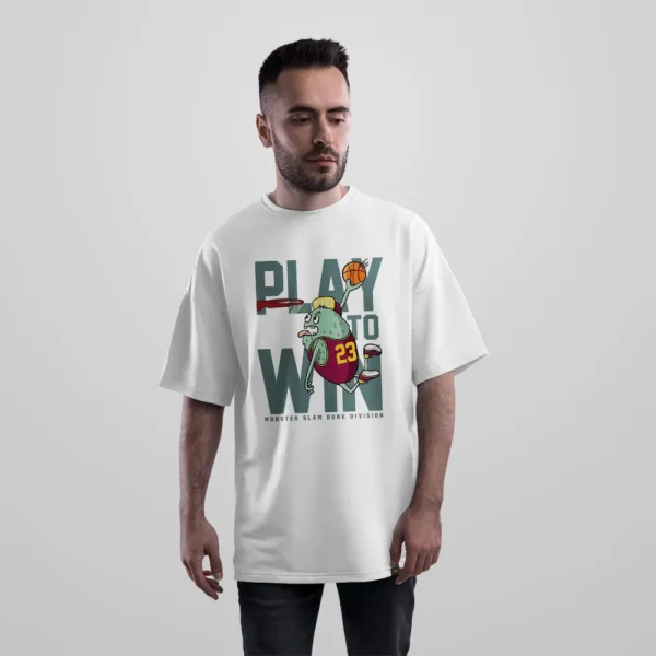 تیشرت اورسایز بسکتبال طرح هیولای شماره ۲۳ Slam Dunk کد po865