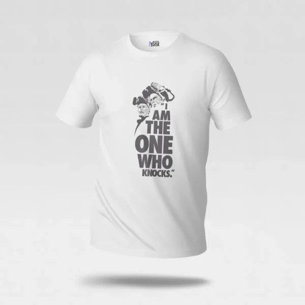 تیشرت بریکینگ بد طرح والتر وایت I Am the One Who Knocks کد po104