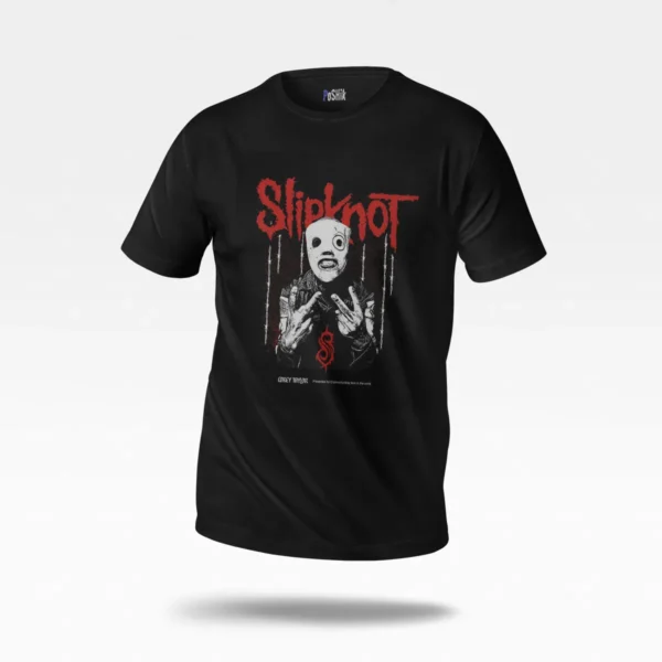 تیشرت گروه اسلیپ‌نات طرح پرتره دارک (Slipknot) کد po1170