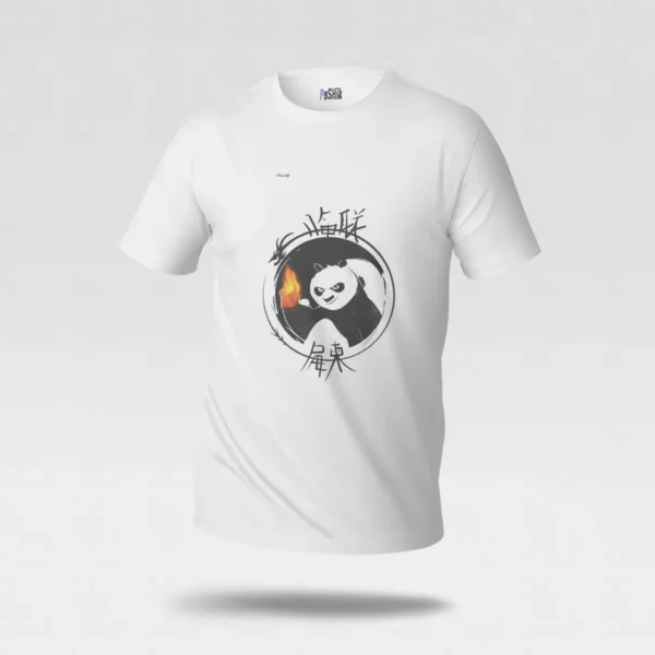 تیشرت کونگ فو پاندا طرح یین یانگ آتشین (Kung Fu Panda) کد po120