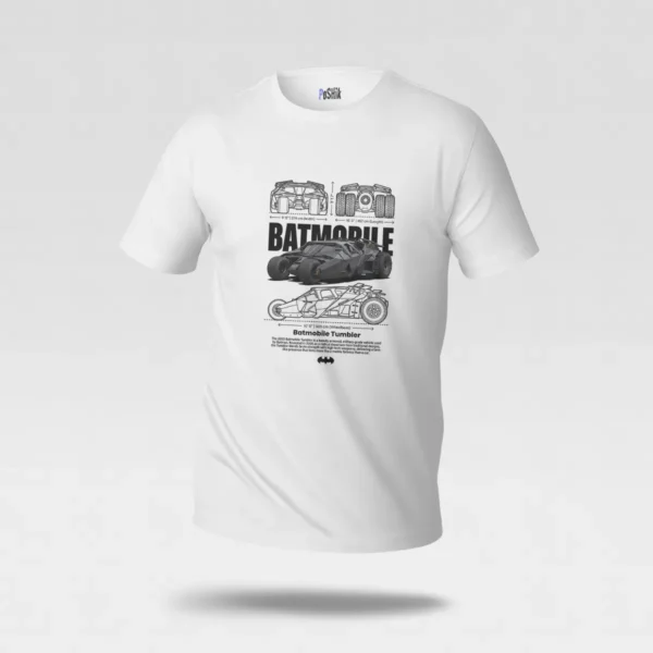 تیشرت بتمن طرح بت‌موبیل فنی (Batmobile) کد po1345