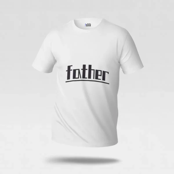 تیشرت پدر طرح Father تایپوگرافی مینیمال کد po1397