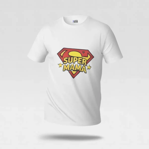 تیشرت مادر طرح سوپر ماما (Super Mama) کد po1402