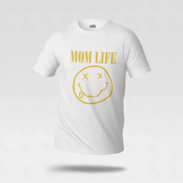 تیشرت مادر طرح Mom Life با استایل مینیمال کد po1460