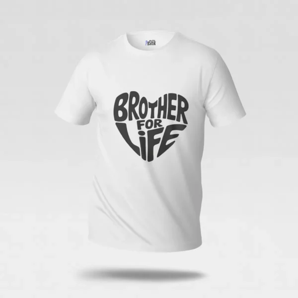 تیشرت برادر نوشته Brother for Life کد po1467