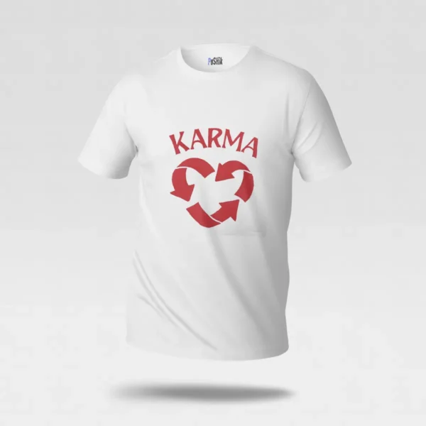 تیشرت کارما طرح قلب بازیافت (Karma) کد po148