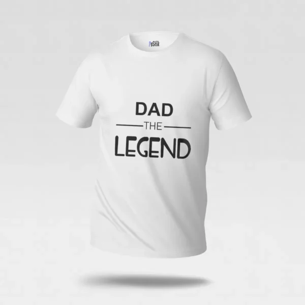 تیشرت پدر نوشته Dad The Legend کد po1517