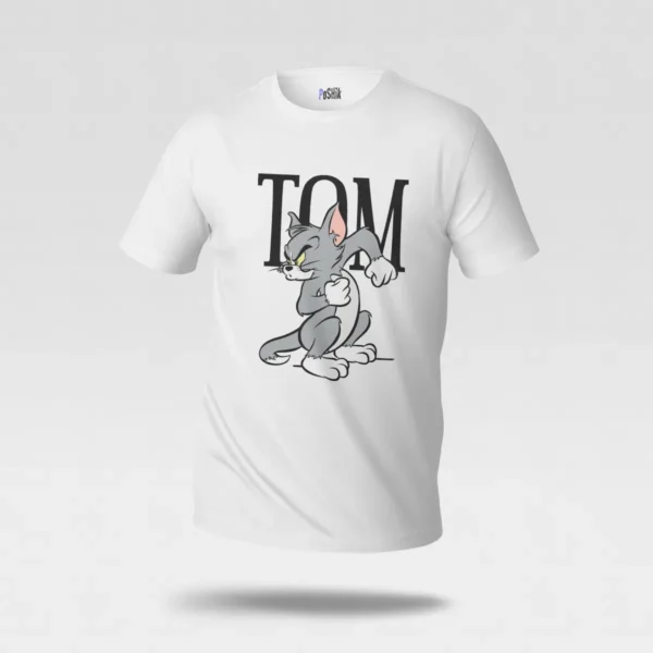 تیشرت تام و جری طرح تام عصبانی (Tom) کد po1564