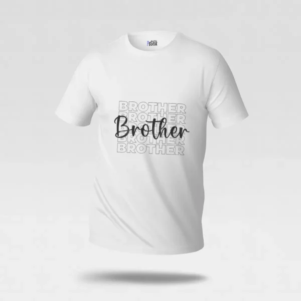 تیشرت برادر طرح تایپوگرافی Brother کد po1595