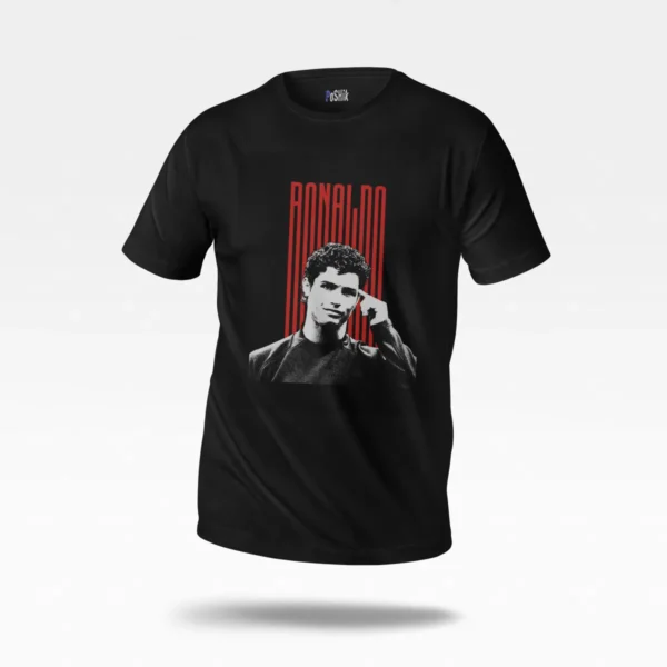 تیشرت فوتبالی رونالدو طرح پرتره (Ronaldo) کد po1618