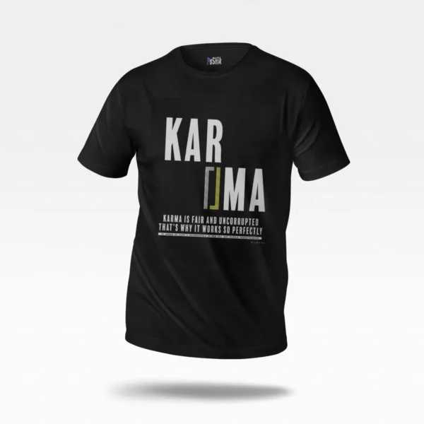 تیشرت تایپوگرافی کارما (Karma) کد po1702