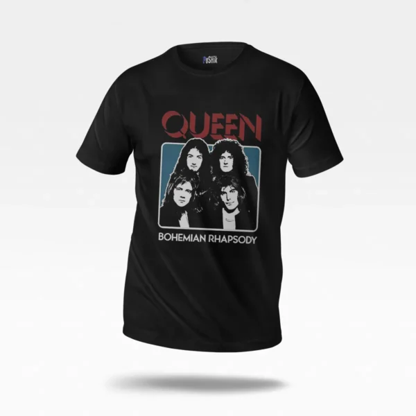 تیشرت گروه کویین طرح Bohemian Rhapsody (Queen) کد po1717