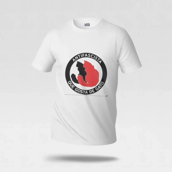 تیشرت گربه طرح Antifascista کارتونی کد po1797