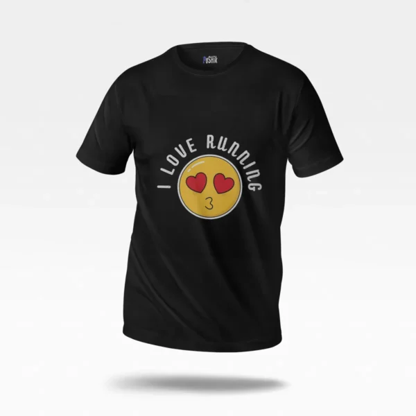 تیشرت رانینگ طرح I Love Running کد po1903