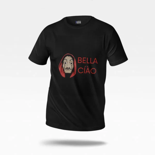 تیشرت خانه کاغذی طرح Bella Ciao (Money Heist) کد po1908