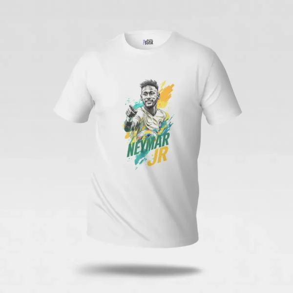 تیشرت نیمار جونیور طرح فوتبالی برزیل (Neymar Jr.) کد po1923