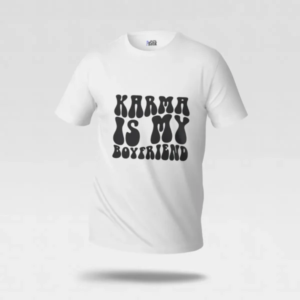 تیشرت تیلور سوئیفت طرح Karma Is My Boyfriend کد po2000