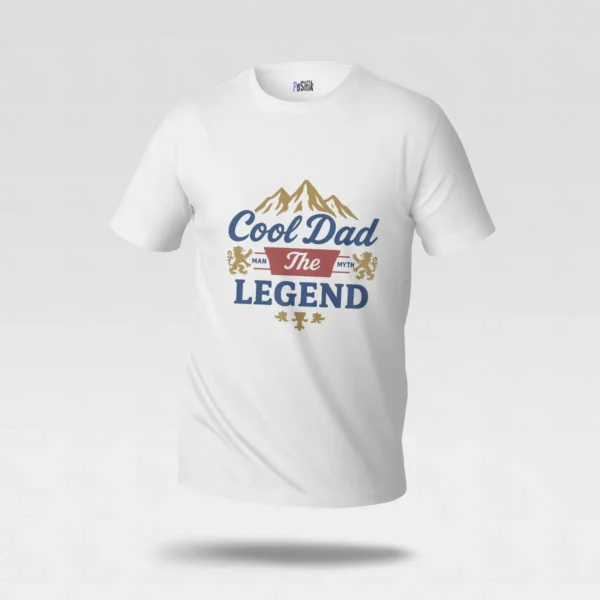 تیشرت پدر طرح Cool Dad The Legend کد po2009