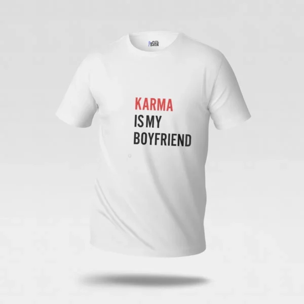 تیشرت تیلور سوئیفت طرح Karma Is My Boyfriend کد po2013