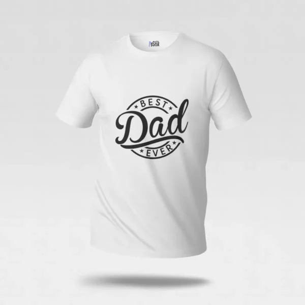 تیشرت پدر طرح Best Dad Ever کد po2089