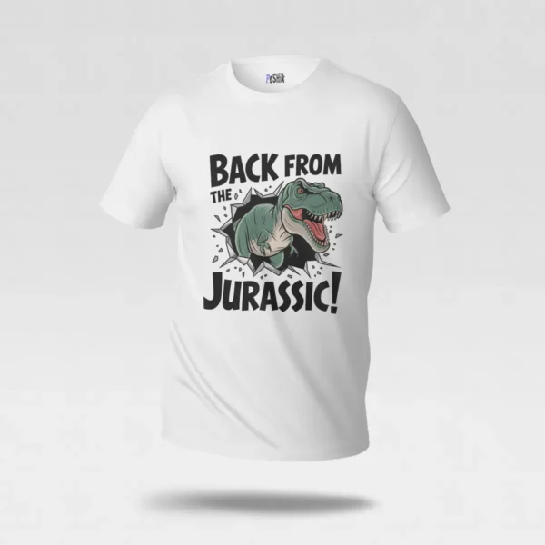 تیشرت پارک ژوراسیک طرح تیرکس Back From Jurassic کد po2115