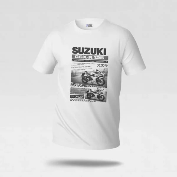 تیشرت موتور سوزوکی GSX-R125 طرح اسپرت (Suzuki) کد po2147