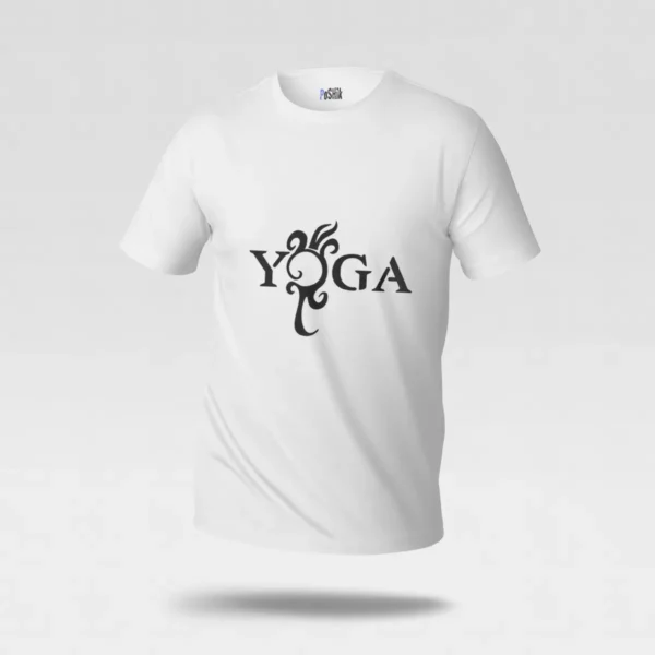 تیشرت یوگا طرح تایپوگرافی Yoga کد po2204