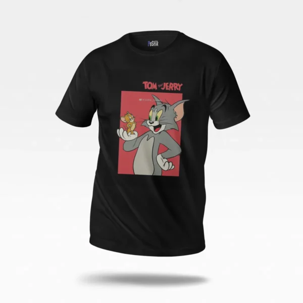 تیشرت تام و جری طرح کارتونی (Tom and Jerry) کد po2214