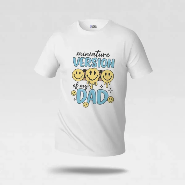 تیشرت پدر نوشته Miniature Version of My Dad کد po222