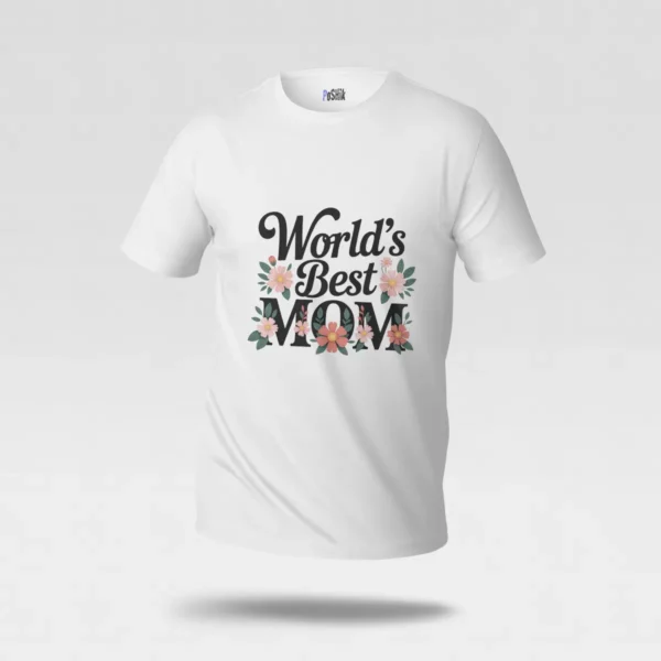 تیشرت مادر طرح World’s Best Mom کد po2275