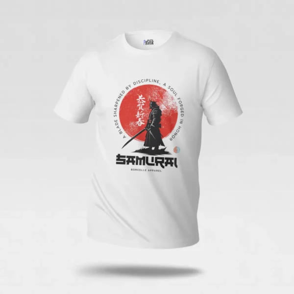 تیشرت سامورایی ژاپنی طرح خورشید سرخ (Samurai) کد po2282