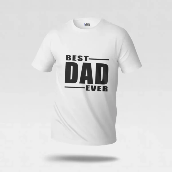 تیشرت پدر طرح Best Dad Ever کد po2366