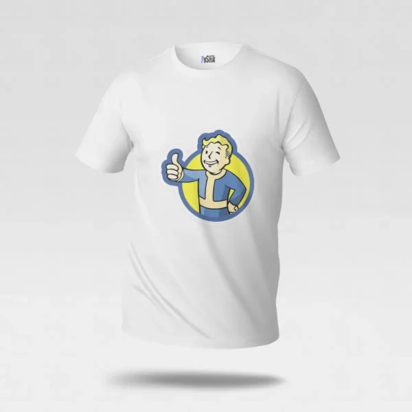 تیشرت فال‌اوت طرح والت بوی (Vault Boy) کد po2397
