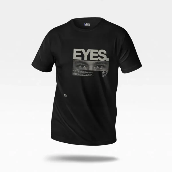 تیشرت تایپوگرافی Eyes طرح چشم کد po2401