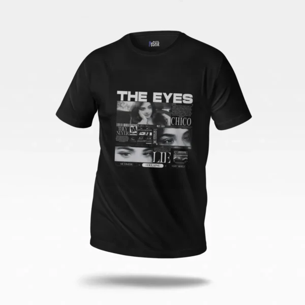 تیشرت طرح کلاژ چشم‌ها (The Eyes) کد po2402