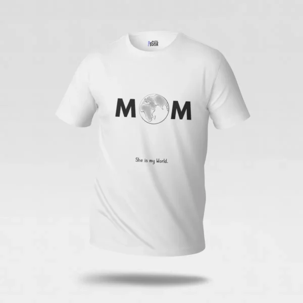 تیشرت مادر طرح She Is My World کد po2423