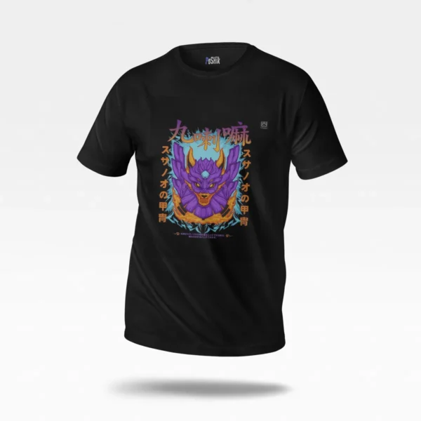 تیشرت ماسک هانیا طرح ژاپنی (Hannya) کد po2473